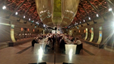 The amazing space under the Cutty Sark in Greenwich